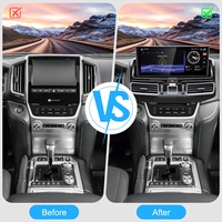 Navihua - Radio para Auto Android de 12.3 Pulgadas con Carplay, Sistema Multimedia Estéreo para Auto, Monitor GPS para Toyota Land Cruiser LC200 2016-2020, Gran Venta