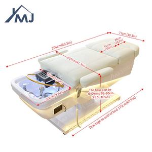 Sillón <span class=keywords><strong>de</strong></span> Pedicura Eléctrico con Elevación para Salón <span class=keywords><strong>de</strong></span> Belleza, Lavado <span class=keywords><strong>de</strong></span> Cabello, Spa Capilar y Extensión <span class=keywords><strong>de</strong></span> Pestañas, en Cuero Sintético - Product Image 4