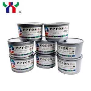 YT-803 Yellow,1 kg/can Ceres Offset Printing Fluorescent Ink,Air Dry