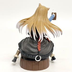 Figuras de Anime de PVC de Spice and Wolf, Estatuas de Manga, Juguetes de Colección para Chicas Otaku, Modelo de Gato Sentado en Barril de Vino - Product Image 5
