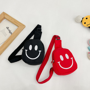 Borsa per Bambini Smiley <span class=keywords><strong>Messenger</strong></span> 2024 Nuovo Zaino Trendy in Nylon per Bambini e Bambine dell'Asilo - Product Image 4