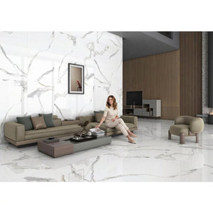 Calcutta Nueva 800x1600mm Baldosas de Porcelana Pulida para Piso y Pared, Diseño de Mármol Blanco 80x160cm - Product Image 1