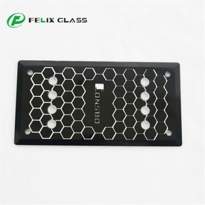 Verre trempé flottant pour boîtier PC avec impression sérigraphiée pour dissipateur thermique OEM - Product Image 2