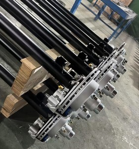 Essieu de torsion de 3000 lb, essieu galvanisé de 260 mm, essieu de <span class=keywords><strong>remorque</strong></span> de <span class=keywords><strong>bateau</strong></span> à courbure en V avec <span class=keywords><strong>bride</strong></span> de frein - Product Image 2