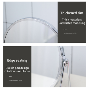 Tùy Chỉnh Magnifying Gương Vanity Khung Gương Máy Tính Để Bàn Bền Nhỏ Trang Điểm Gương - Product Image 5