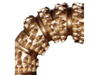 Foret à noyau polycristallin thermiquement stable DPC pour le forage de formations abrasives