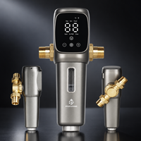 Préfiltre à eau électrique/à batterie automatique pour toute la maison BriskSpring AT-30G-BS, maille en laiton 40 microns, 6T/H, 3/4 1 pouce, usage domestique