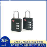 Serrure plastique de protection pour bagages, étuis de haute qualité, combinaison de verrou, Tsa, 3 bits et 4 bits, vente en gros
