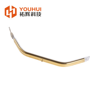 Youhui Dual <b>Tube</b> Semi Gold Plated U Shaped Infrared Heating Lamp <b>Tube</b> 11x23mm For Automotive Industry - Product Image 4