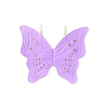 Ailes de Fée Papillon pour Enfants - Halloween Ramadan & Spectacle de Danse de Fête de Remise de Diplôme Maquillage Tissu Coloré au Laser