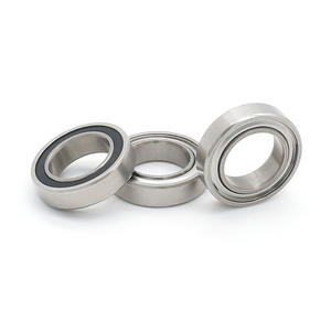 Roulement à billes à gorge profonde en acier inoxydable, diamètre intérieur 9,525 mm, diamètre extérieur 15,875 mm, largeur 3,967 mm, SR1038ZZ/RS P5 2RS - Product Image 4