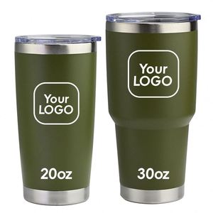 Wholesale Customize 20oz 30oz Double Wall Insulated Stainless Steel Coffee <b>Mug</b> Cup with Magnetic Lid for Coffee Milk Travel Use - Product Image 1