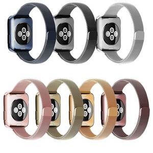 Bracelet magnétique en acier inoxydable pour <span class=keywords><strong>Apple</strong></span> <span class=keywords><strong>Watch</strong></span> 44mm 40mm Series 6 <span class=keywords><strong>7</strong></span> 8 9 10 11 Women Bracelet Band 42mm 46mm - Product Image 3