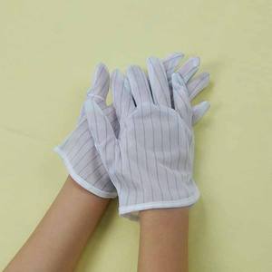 Антистатические перчатки <span class=keywords><strong>ESD</strong></span> — хит продаж, трикотажные перчатки для чистых помещений, с закругленными краями - Product Image 1