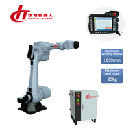 Robot industriel à 6 axes HN-10024, 730 kg, portée 2440 mm, charge utile 100 kg, robot de soudage programmé pour la production