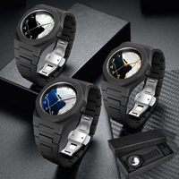 Jam Tangan Pria OEM TOMI L403 Model Terbaru Tahan Air dengan Tali dan Casing Plastik, Mesin Quartz, Jam Tangan Olahraga Pria
