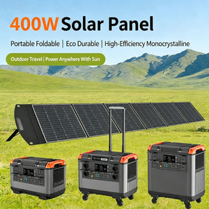 Chargeur solaire pliable haute efficacité 400W avec sorties USB pour les stations d'alimentation Suankin Ecoflow Jackery (modèle UC-400) - Product Image 2
