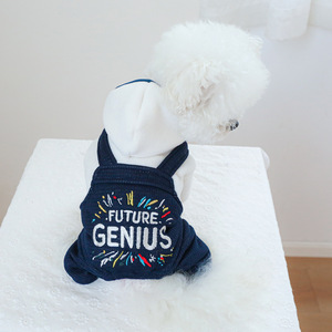 PETCIRCLE Pet <b>Clothes</b>, Dog and <b>Cat</b> Outfits, Hooded Little Genius Overalls - Product Image 1