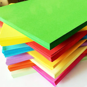 Nhà Máy Giá 10 màu sắc DIY Màu cardstock 80 gam/mét A4 Kích thước double side thân thiện với môi vật liệu tái chế - Product Image 3