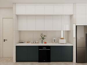 Meubles de maison intérieurs modernes et neufs, designs de meubles de cuisine modulaires en bois laqué bon marché avec un ensemble de comptoir - Product Image 3