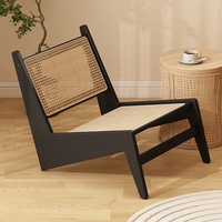 Fauteuils en rotin tressé et bambou, style nordique, mobilier de luxe moderne, fauteuil d'appoint, canapé de salon, chaise de détente pour la maison