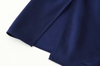 TAOP&ZA 2026 Robe élégante et tendance à col rond et manches longues avec fente, style européen et américain, automne 2678201
