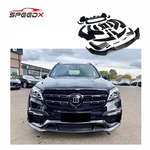 Para <span class=keywords><strong>Mercedes</strong></span> Benz X166 <span class=keywords><strong>GLS</strong></span> fibra de carbono estilo <span class=keywords><strong>Brabus</strong></span> Kit de carrocería labio delantero guardabarros difusor Spoiler rueda ceja - Product Image 1