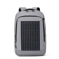 Sac à dos multifonctionnel imperméable avec port USB et chargeur solaire pour ordinateur portable, idéal pour les voyages d'affaires, vente en gros