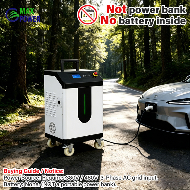 New 380V 3 Phase AC Input Commercial Electric Vehicle Portable GBT DC EV Charging Station 60KW with OCPP2.0 IP54