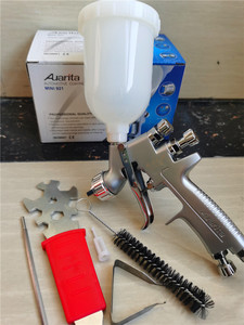 Para <span class=keywords><strong>Auarita</strong></span> <span class=keywords><strong>MINI</strong></span> pistola pulverizadora de potencia 1,0 1,2mm boquilla herramienta de pintura de baja presión - Product Image 5