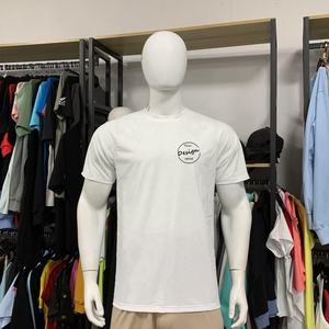 T-shirt en jersey 180g avec logo imprimé DTG personnalisé vente en gros nouveaux vêtements de <span class=keywords><strong>sport</strong></span> décontractés Muscle Slim Fitted Design pour hommes - Product Image 5