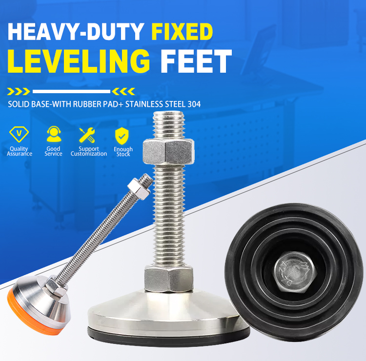 レベル調整フィートM16ステンレスねじTスロットレベリングフット