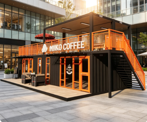 Kiosque alimentaire et boutique conteneurisée pop-up personnalisée de la marque <span class=keywords><strong>PINGUI</strong></span> avec garantie d'un an en plusieurs couleurs - Product Image 1