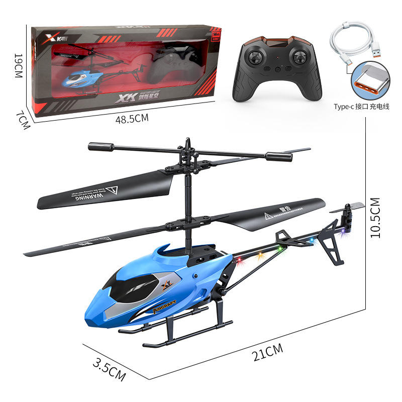 Big Remote Control Helicopter Metal RC Toy with Gyro
