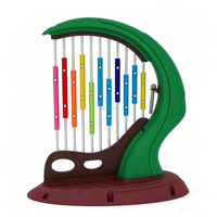 Children Plastic Indoor/Outdoor Musical Percussion Play Set Xylophone Drum Instrument for Public Amusement Park Play Equipment