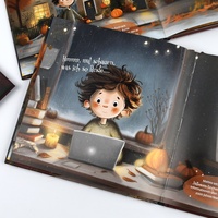 Impression économique de livres pour enfants à couverture rigide avec dorure à chaud et gaufrage, impression couleur sur papier couché, reliure cousue, MOQ 1000 pièces