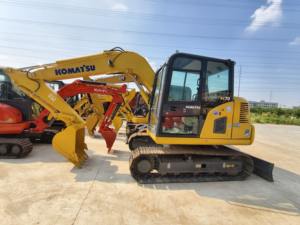 Mini pelle KOMATSU série 7 tonnes mini pelle sur chenilles utilisée pompe à moteur PC70 PC56 PC78 PC35mr PC30mr PC40mr PC50mr - Product Image 2