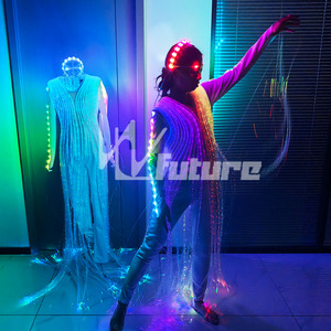 Producción de material de fibra óptica, tutú de Ballet LED, puesta en escena, falda de medusas, grupo de actuación de danza luminosa - Product Image 5