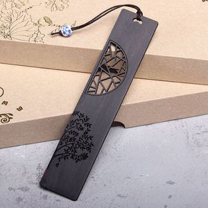 Unique Tree Elements Natural Wooden <b>Bookmark</b> Chinese Style Engraved Company Office School Gift Wooden <b>Bookmarks</b> - Product Image 3