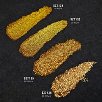 Kosmetiktaugliches Titanfreies Gold-Mica-Pulver Schimmerndes Perlglanz-Kristallgold-Pigment
