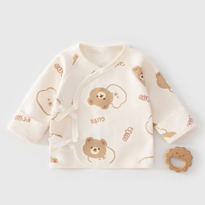 Blusa de Algodón Puro para Bebé Recién Nacido, Talla 52, Clase A, Ropa de Primavera/Otoño, Unisex - Product Image 1