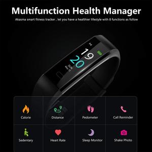 OEM Hotselling Android IOS Smart Bracelet Fitness Tracker IP68 Waterproof Remote Control GPS TFT Display Thermometer Alarm <b>Clock</b> - Product Image 2