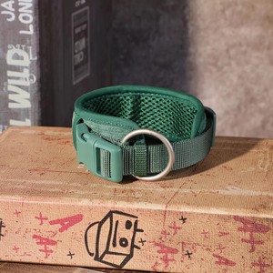 भारी शुल्क सामरिक पालतू कॉलर त्वरित रिलीज मैकरोन प्रशिक्षण कुत्ते कॉलर लेआश ग्रेहाउंड कोलेरनोपॉरेन स्ट्रिप्ड मखमली चौड़ा - Product Image 6