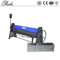 Machine à cintrer les tôles certifiée CE, largeur de 2 m, machine à plier manuelle en acier, presse plieuse