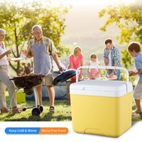 Boîte isotherme portable 15L, légère, durable, moderne, couleur macaron, pour la conservation de la chaleur des aliments, boîte à lunch, camping en plein air