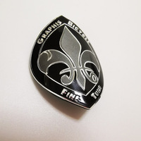 Pabrik Murah Frame Sepeda Reflektif Stiker Logam Aluminium 3D Logo Custom Bike Stickering Desain