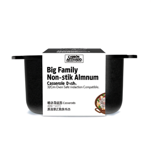 Casserole en aluminium antiadhésive (32cm) BIG FAMILY Grigio WX75820BIFA - Product Image 3