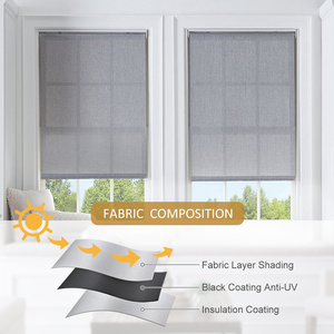 Persianas Enrollables Inteligentes para el Hogar, Cortinas Opacas Motorizadas con Control Remoto Eléctrico, Cortinas Interiores - Product Image 3