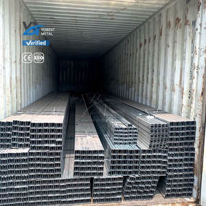 Perfil de Acero Galvanizado DIN, Acero Estructural S275JR <span class=keywords><strong>UPN100</strong></span> 100x50x6x8.5 UPN120 120x55x7x9, según Norma EN 10025-2-2019 - Product Image 3