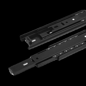 Baolian Drawer Slide 3-Section Soft Closing Buffer Track Cabinet Guide Rail Storage Closet Use - Product Image 5